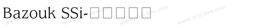 Bazouk SSi字体转换